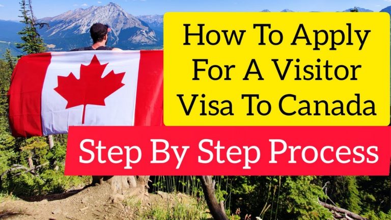 How To Apply Visitor Visa To Canada Step By Step Process