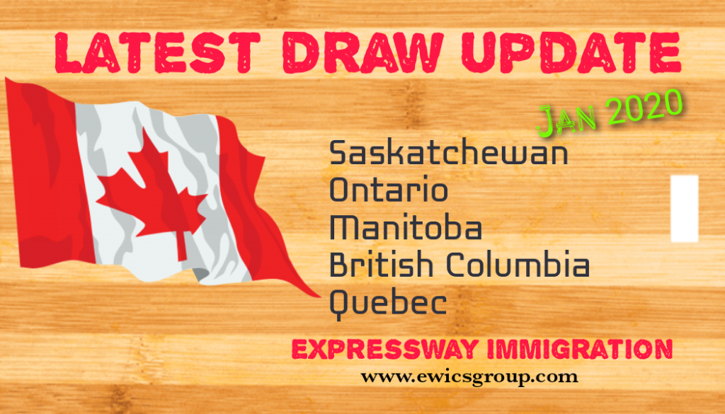 Latest PNP Draw update January 2020 Best Canada Immigration