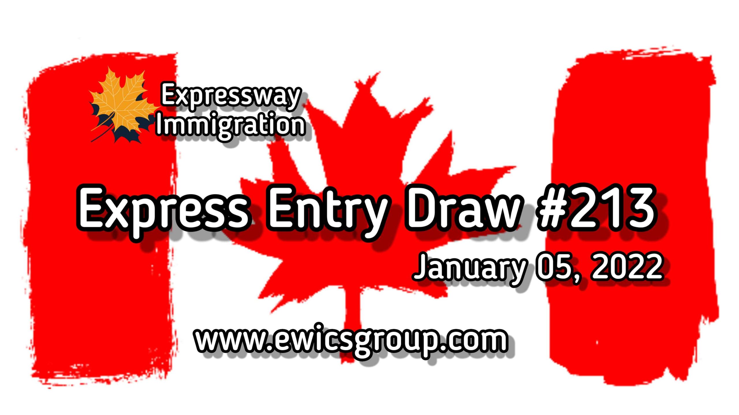 Latest Canada Express Entry Draw 213 Canada Immigration PR Visa