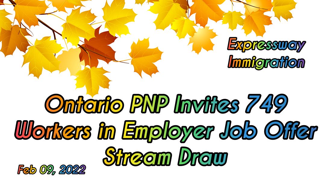 Ontario PNP Invites 749 Workers in Employer Job Offer Stream Draws