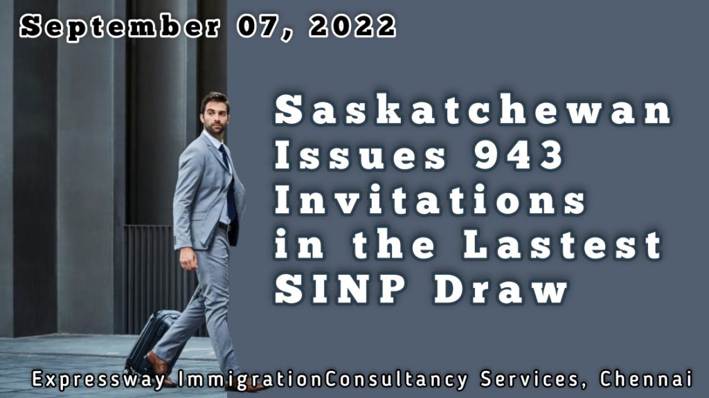 Latest Saskatchewan Draw Saskatchewan Issued 943 Invitations