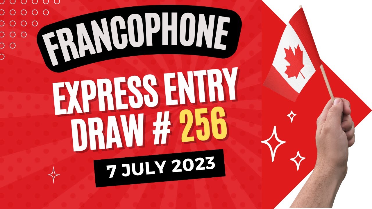 Express Entry Draw #256 For Canada PR First French-language proficiency Draw
