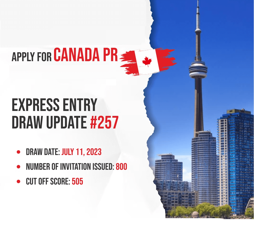 Express Entry Latest Draw 257