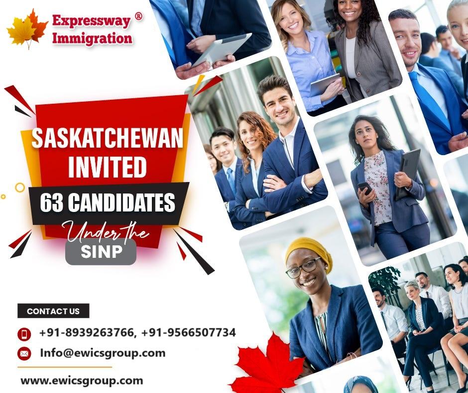 Latest Saskatchewan EOI draw invites 63 applicants