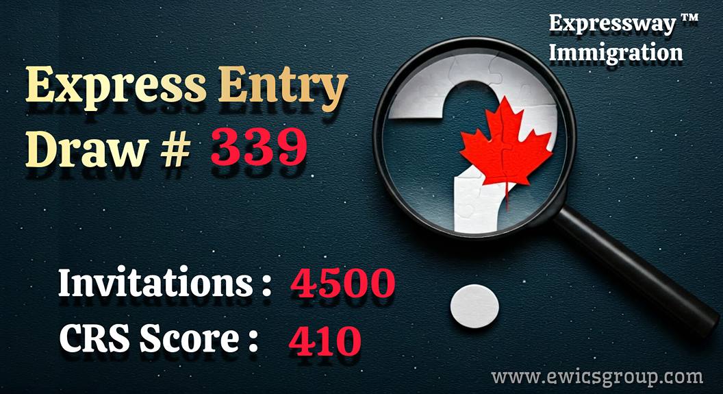 Latest Express Entry Draw #339