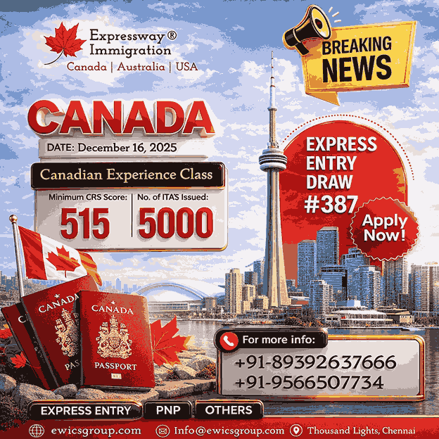 Canada Express Entry Draw #387