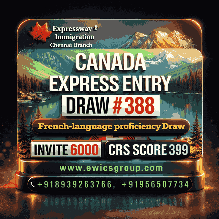 Latest Canada Express Entry Draw #388_Expressway Consultancy